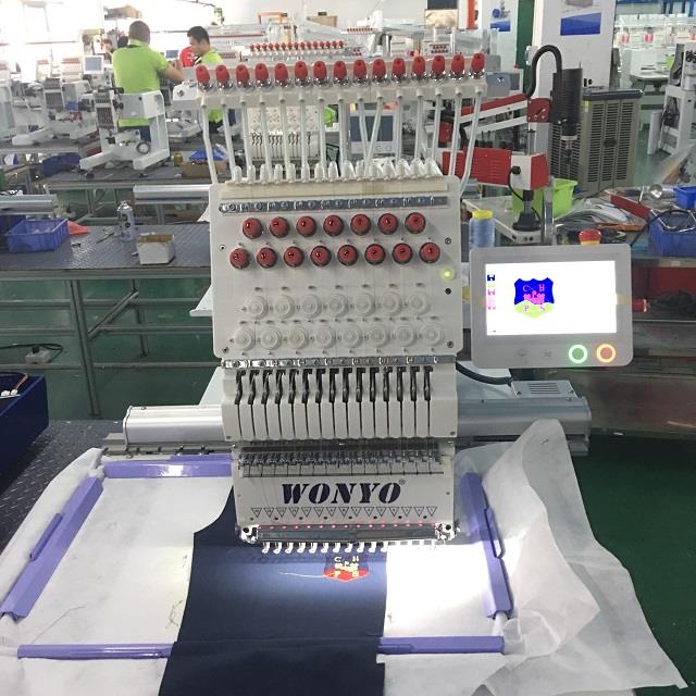 High Speed Single Head 15 Needles Computerized Embroidery Machine