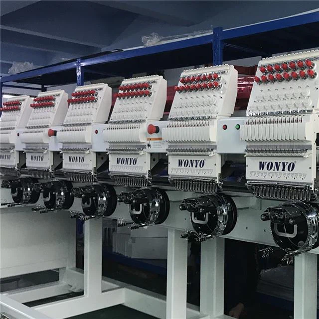1000 RPM China Dahao Computerized 6 hoofd 15 naalden borduurmachine 400 * 450 Mm
