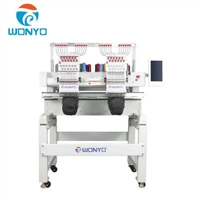 Goede kwaliteit, industriële Wonyo Brother hoofd borduurmachine met 9 naalden 400 * 500
