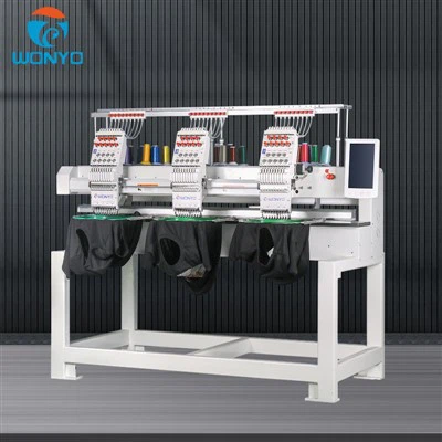 Bestseller 3-kops computergestuurde monogramborduurmachine voor nieuwe borduuractiviteiten
